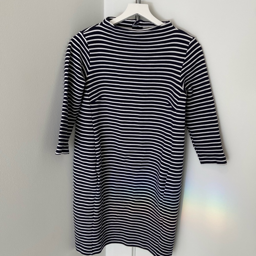 Pure Collection textured striped dress
